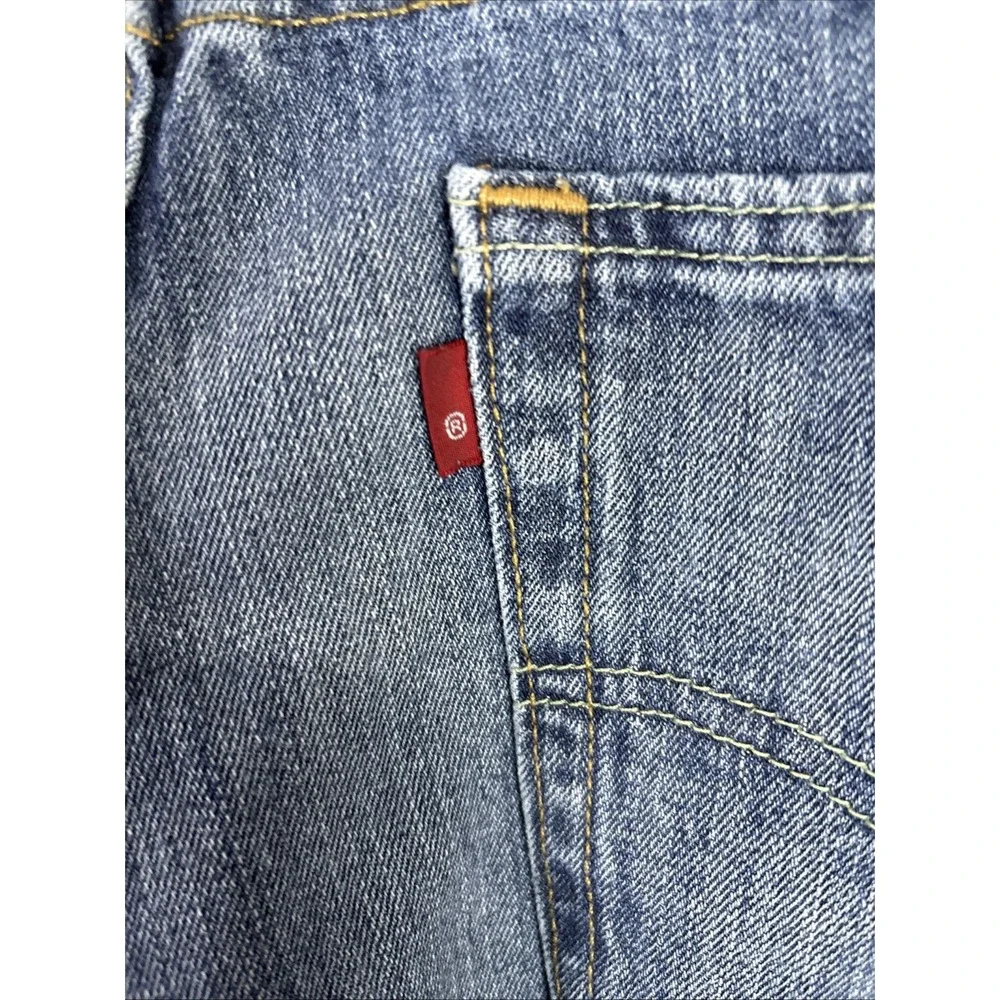 Levi's 527 Jeans 38x32 Cowboy Wide Leg Whiskers USA